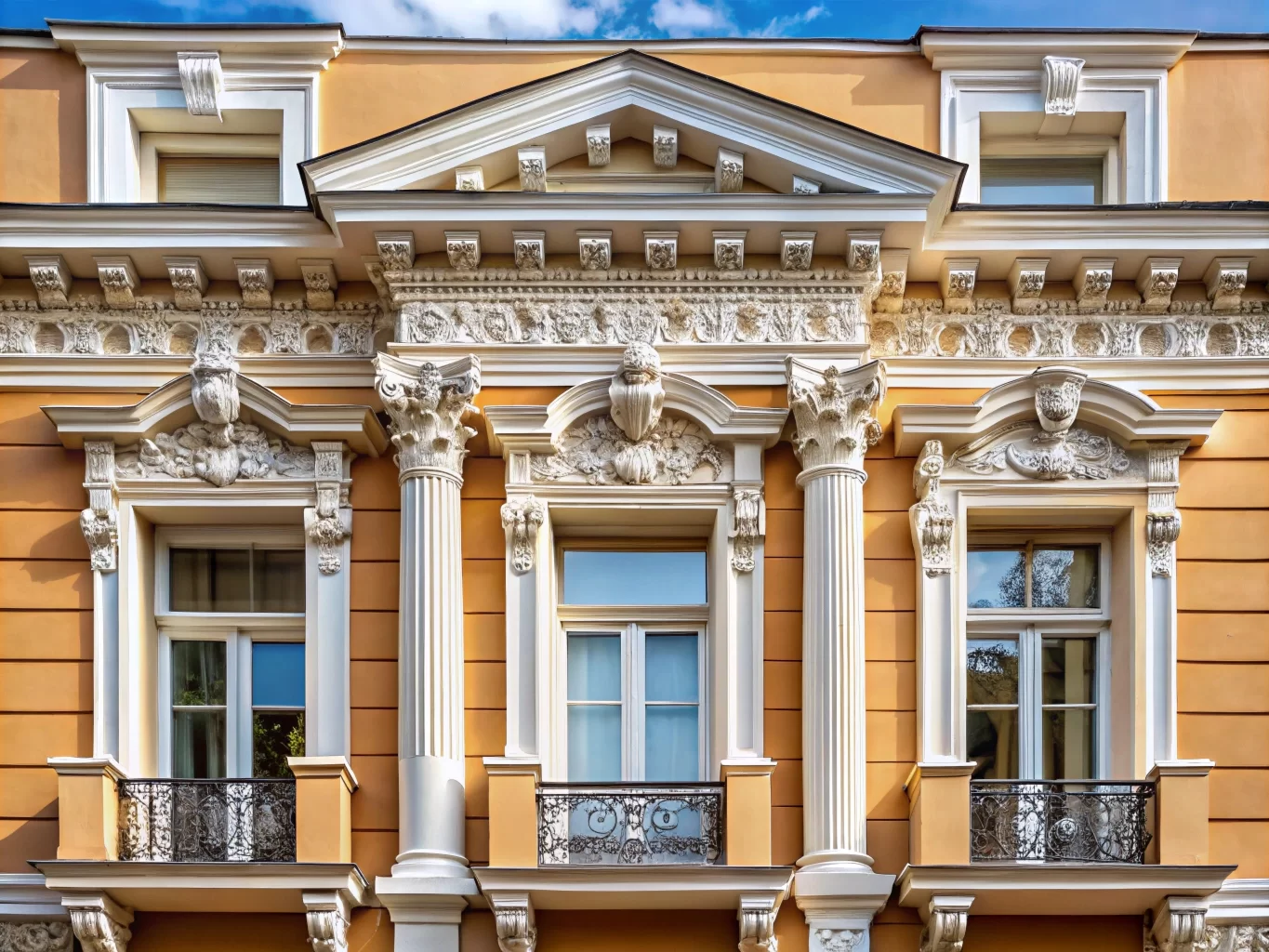 Лепной декор для фасада - Пилястры+pinterest